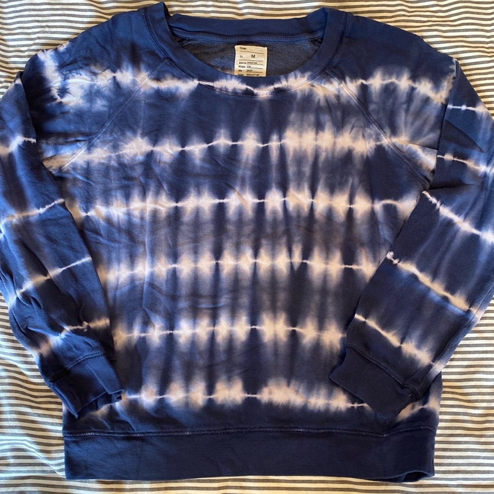 GAP tie dye crewneck sweatshirt